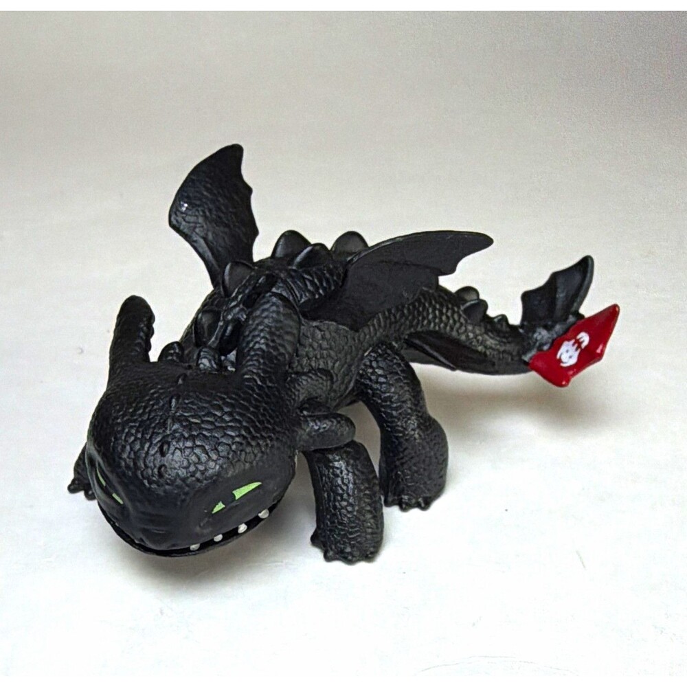 DreamWorks How to Train Your Dragon Toothless Black PVC Dragon Figure 2014